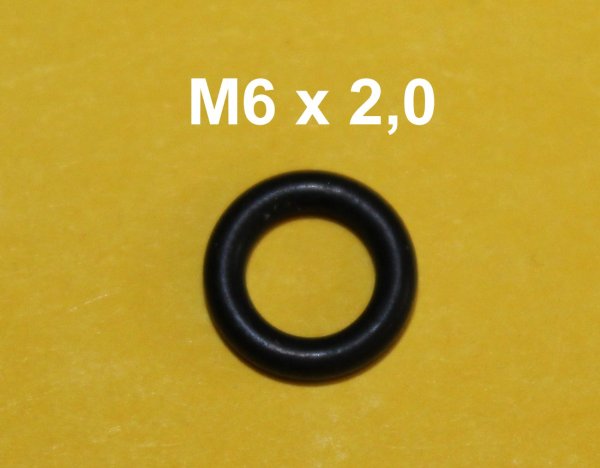 O-Ring ölfest 6x2,0 M6 x 2,0