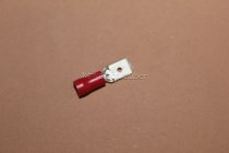 Kabelverbinder Flachsteckzunge rot 6,3mm Dresselhaus