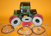 3x HF401 HiFloFiltro Ölfilter im Sparpaket inclusive Dichtung Ablassschraube