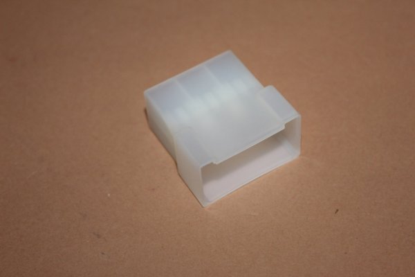 Gehäuse weiblich 6-polig weiß Hella für 6,3mm Stecker