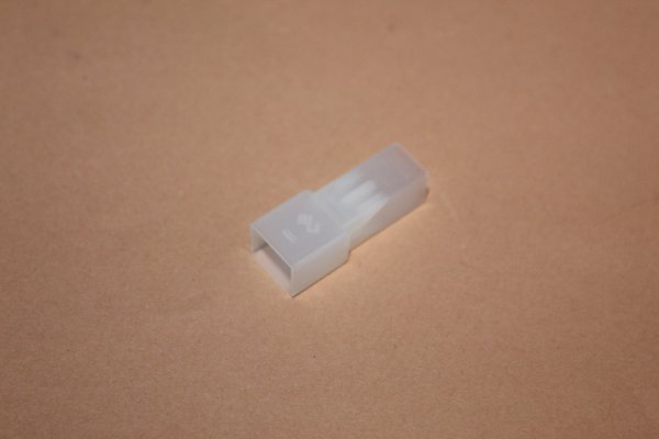 Gehäuse weiblich 1-polig weiß Hella für 6,3mm Stecker