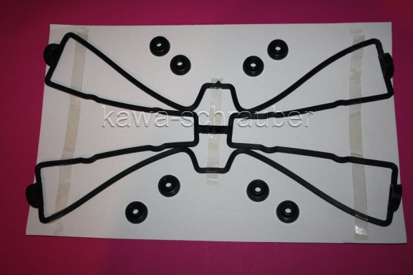Ventildeckeldichtung komplett mit 8x Schraubendichtung Yamaha FZR600 Genesis