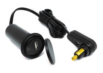 BAAS USB17 Tankrucksack Kabel mit USB-A USB-C 2-fach Stromversorgung Handy, Navi usw.