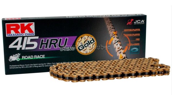RK racing chain Antriebskette Kette 415HRU Motorradkette Rennkette