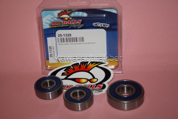 All Balls Radlager Satz Radlagersatz hinten Suzuki DR370 Bj. 1978-1979