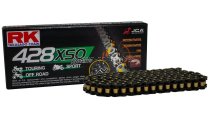RK racing chain Antriebskette Kette 428XSO black scale X-Ring Profi-Motorradkette
