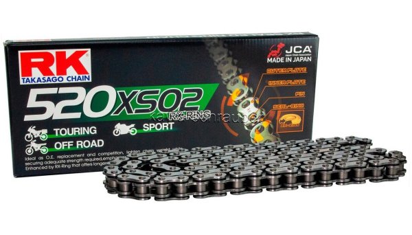 RK chain Antriebskette Kette 520XSO2 X-Ring