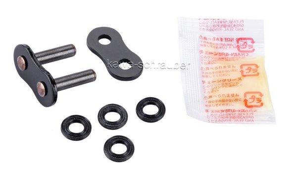 RK BL428XSO Hohlnietschloß Nietschloß Nietschloss Hohlniete Farbe schwarz black scale