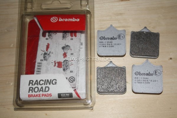 Brembo SR Rennsport Bremsbeläge vorne mit Strassenzulassung Ducati 999R sowie 999 S