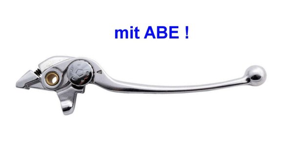 Bremshebel silber mit ABE Kawasaki ER-6N ER6N ER-6F ER6F Bj. 2009-2016