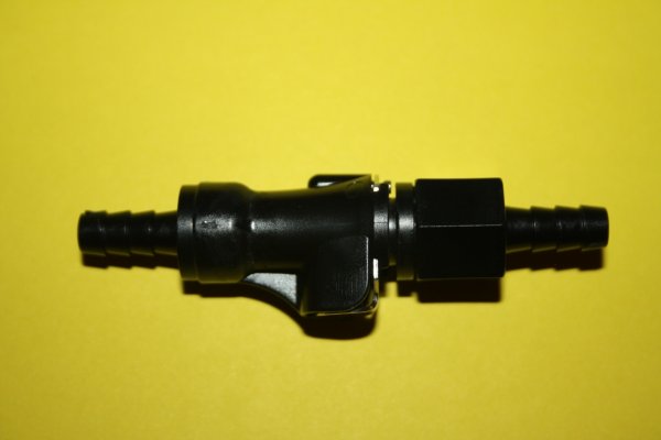 Schnellkupplung Benzin 6mm schwarz