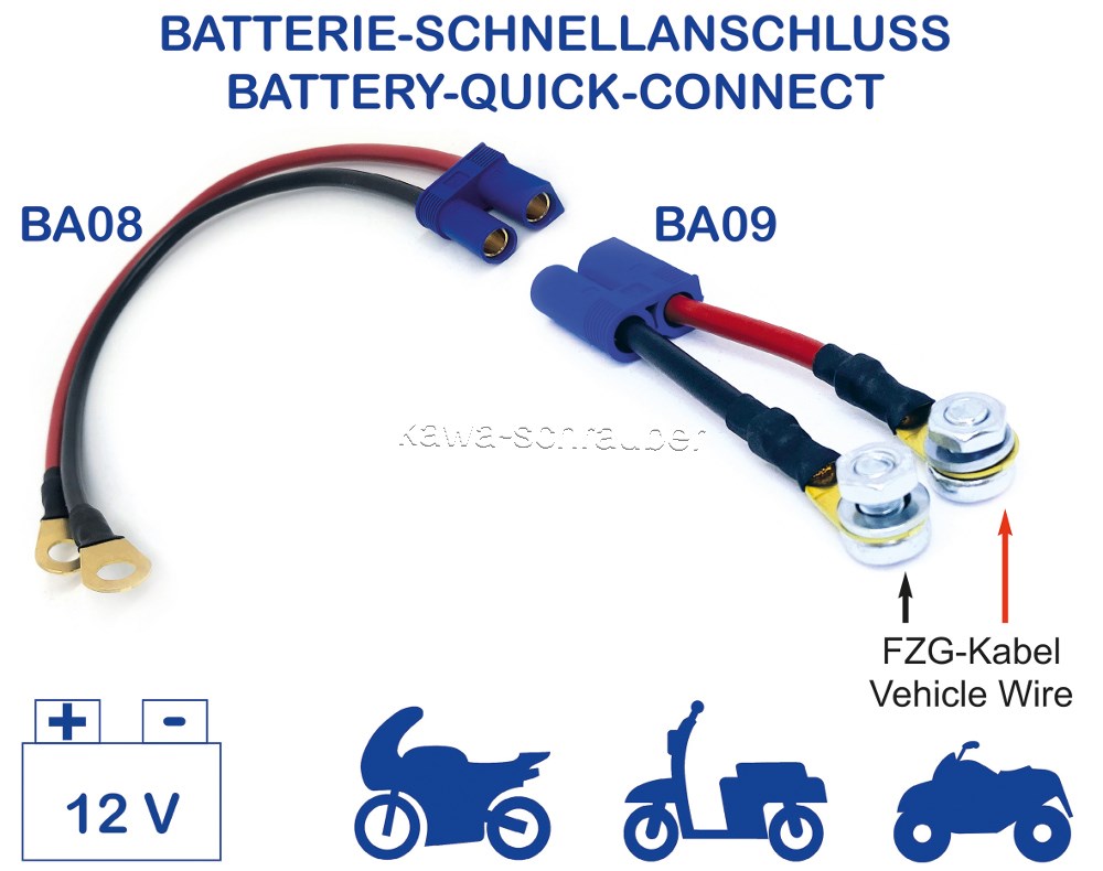 BAAS BA09B EC5-Fahrzeug-Kabel, Ladegeräte, Werkstatt