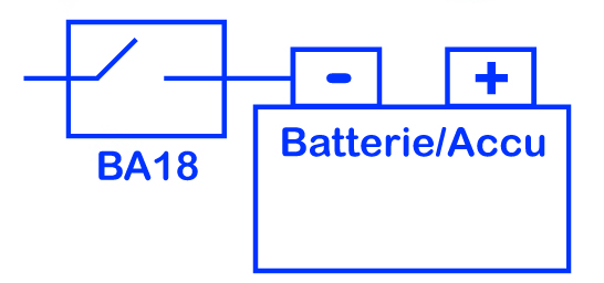 BAAS Kabelverlängerung für Batterietrennschalter BA18