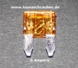 Mini Flachstecksicherung Sicherung 5A 5 Ampere Mini Flachstecksicherung Sicherung 5A 5 Ampere