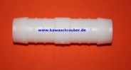 Kunststoff Schlauchverbinder gerade Verbindungsstutzen 19mm Schlauchanschluß Kunststoff Schlauchverbinder gerade Verbindungsstutzen 19mm Schlauchanschluß